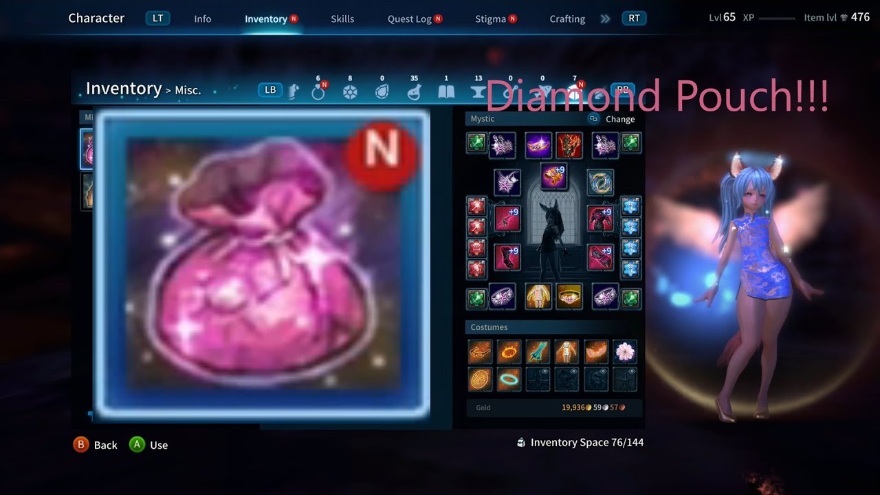 Tera Console: Diamond Pouch (Short Clip)