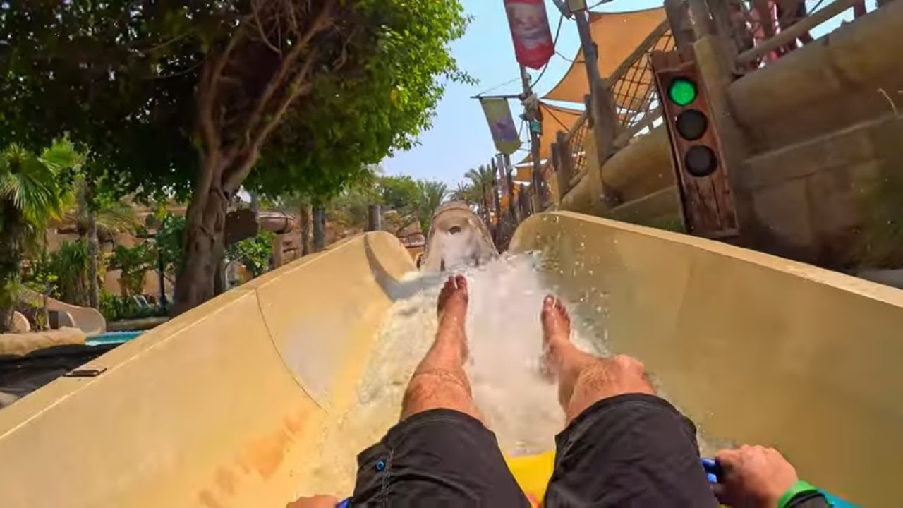 INSANE Master Blaster! Flood River Flyer at Wild Wadi Dubai