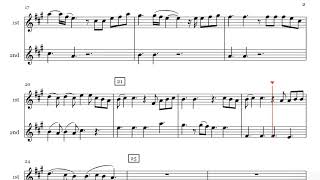 Meghan Trainor ft  John Legend - Like I'm Gonna Lose You - Saxophone Sheet Music Play Along