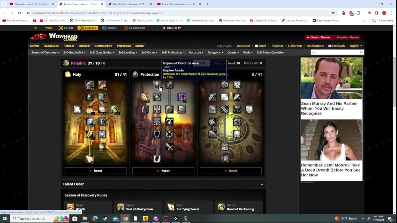 Phase 3 Paladin News | Shockadin Tank Spec/Runes/Gearing Rant | SoD Classic WoW