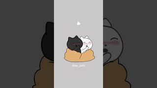 🤍🖤. #JenJeffy#JenandJeffy#Jen#Jeffy#animation#cartoon#animated#animationmeme#animatedshorts