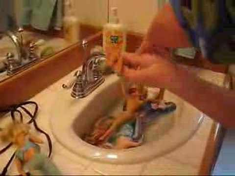 barbie and ken kiss in bed