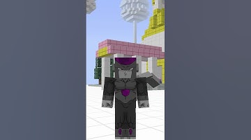 Black Frieza Dragon Block c #shorts  #minecraft
