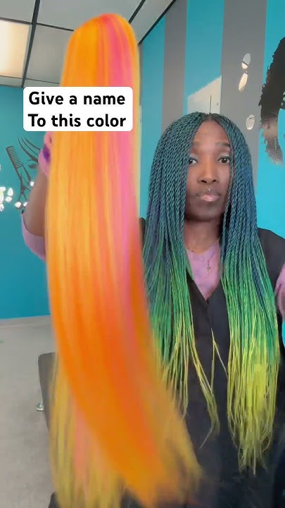  HAIR BRAID COLOR BLEND - YouTube