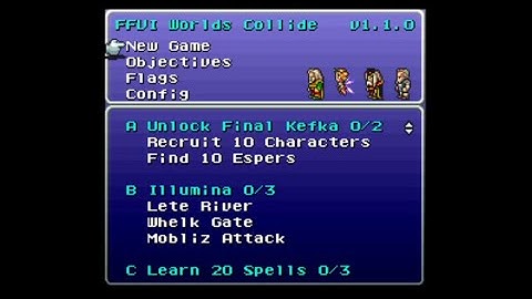 Worlds Collide (FF6 Randomizer) - Seed of the Week 2022-03-20 - From the Dark