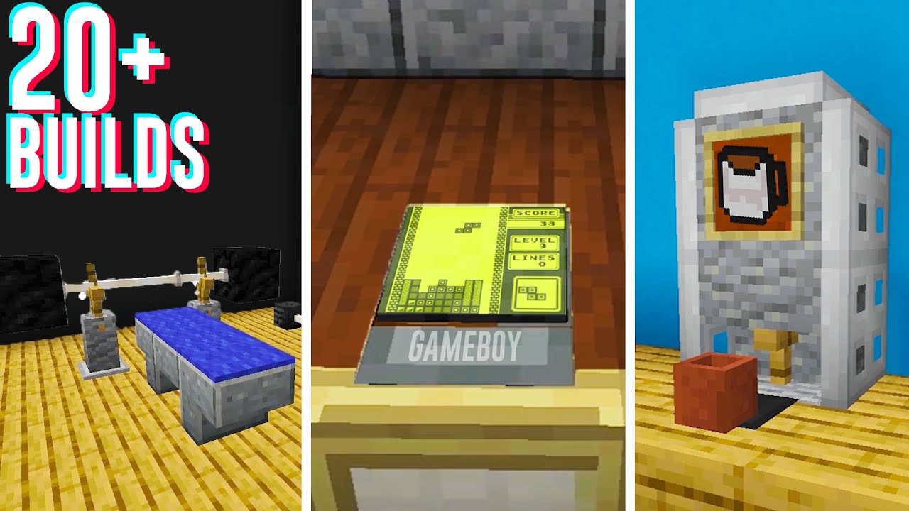 Minecraft: 20+ Simple Builds and Ideas - YouTube