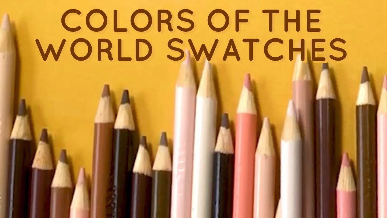 Crayola Colors of the World Markers -- SWATCHES 