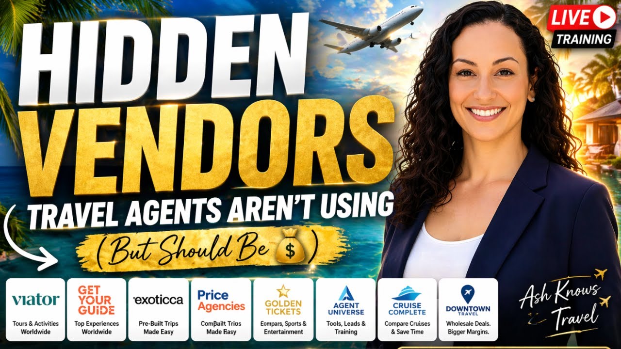 Hidden Vendors Travel Agents Aren’t Using (But Should Be) 💰