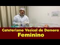 Cateterismo Vesical de Demora - Feminino