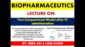 BIOPHARMACEUTICS LECTURE: Two Compartment Model after IV administration
