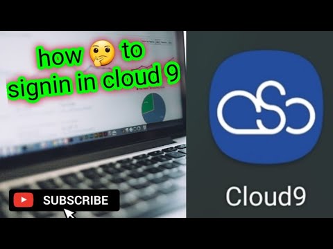 how ? to login in cloud 9 app ??