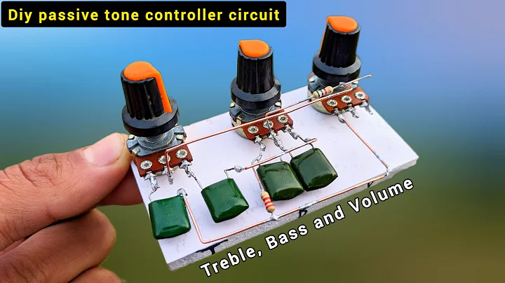 How to make Bass, Treble Volume controller circuit | Diy passive tone controller circuit #diy #viral