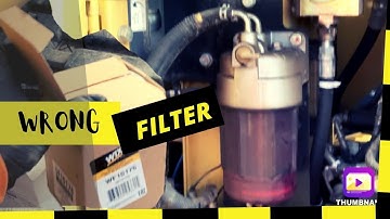 EXCAVATOR FUEL FILTER REPLACEMENT // KOBELCO SK85