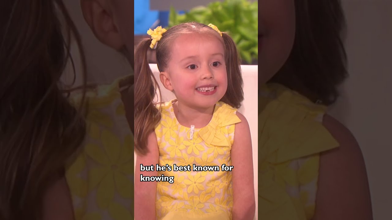 Adorable 6 Year Old Kid Expert Teaches Ellen About Famous Scientists