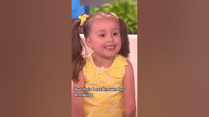 Adorable 6-Year-Old Kid Expert Teaches Ellen About Famous Scientists