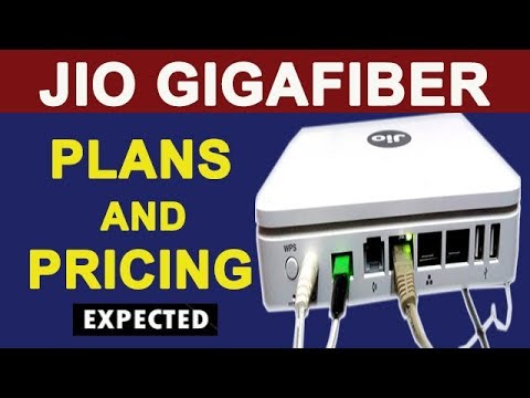 Jio GigaFiber Plans and Pricing