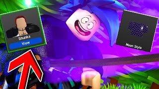 PEGUEI A RESPIRAÇÃO DA LUA E O SHANKS NO ANIME FIGHTING SIMULATOR! - ROBLOX