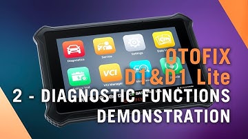 Get to know OTOFIX Car Diagnostic Tools 2：D1&D1 Lite Diagnostic functions demonstration