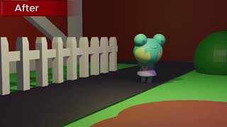 3D Animation Practice Frog Movement & Expressiveness