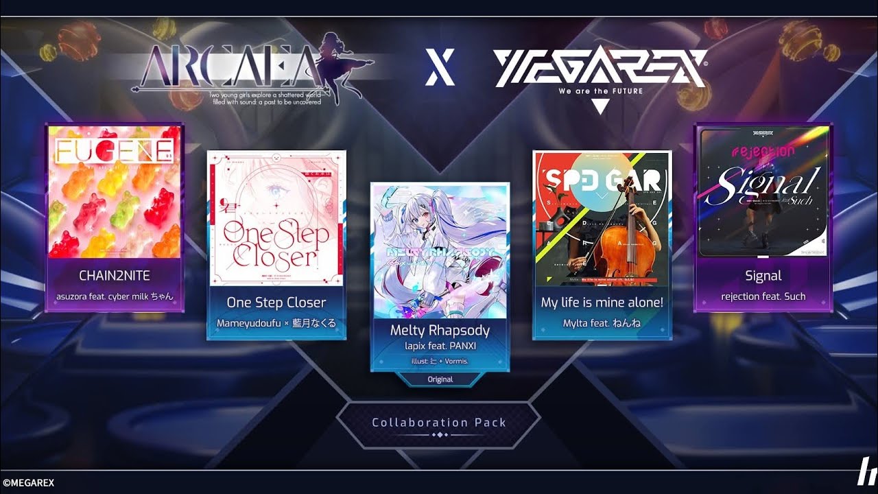 Preview Arcaea Update V.6.12 MEGAREX Collaboration , New world chapter 10?