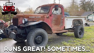 I Tried To Take My 1948 Dodge Power Wagon Offroad, But It Broke Down In My Driveway