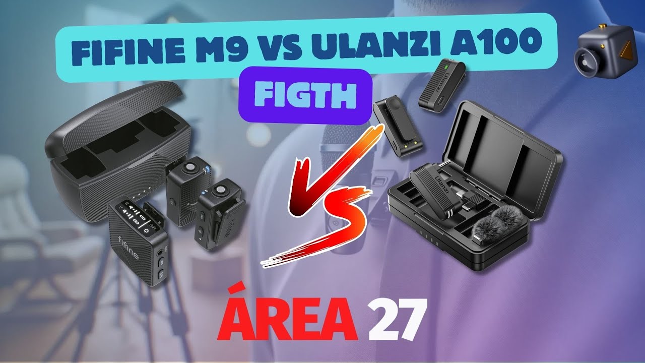 Lapela Fifine M9 Vs Ulanzi A100