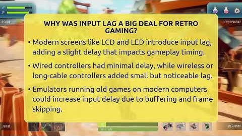 Why Was Input Lag A Big Deal For Retro Gaming? - Video Gamers Vault