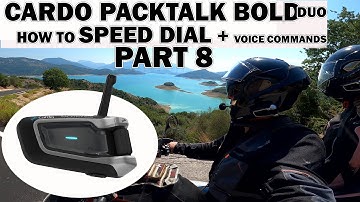 HOW TO Make a Phone Call  CARDO PACKTALK BOLD-SLIM EDGE - Speed Dial -PART 8