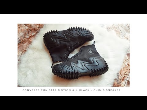 Converse Run Star Motion All Black : Unbox and Compare to OG 