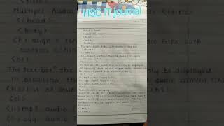 12TH SCIENCE HSC INFORMATION TECHNOLOGY(IT) JOURNAL UPDATED SYLLABUS HSC BOARD PRACTICAL-2020-21