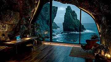 Cave Office Ambience | Deep Work Focus Music for Ultimate Productivity