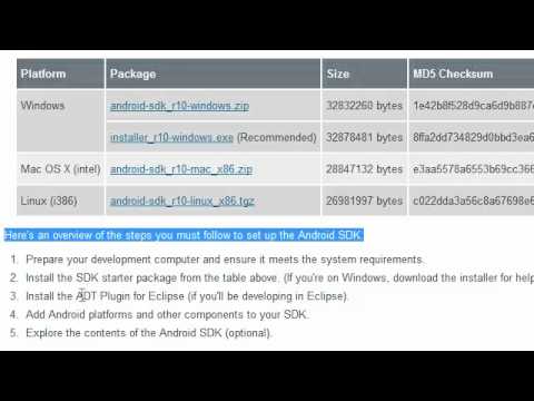 Chapter 0.6 --- Downloading the JDK, IDE & SDK