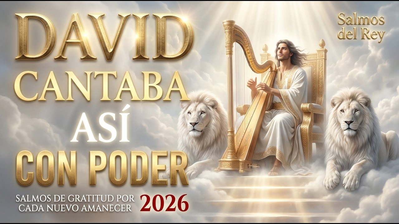 SALMOS DE GRATITUD POR CADA NUEVO AMANECER 2026 | VIVIENDO EN GRACIA Y FE #salmos #músicahebrea