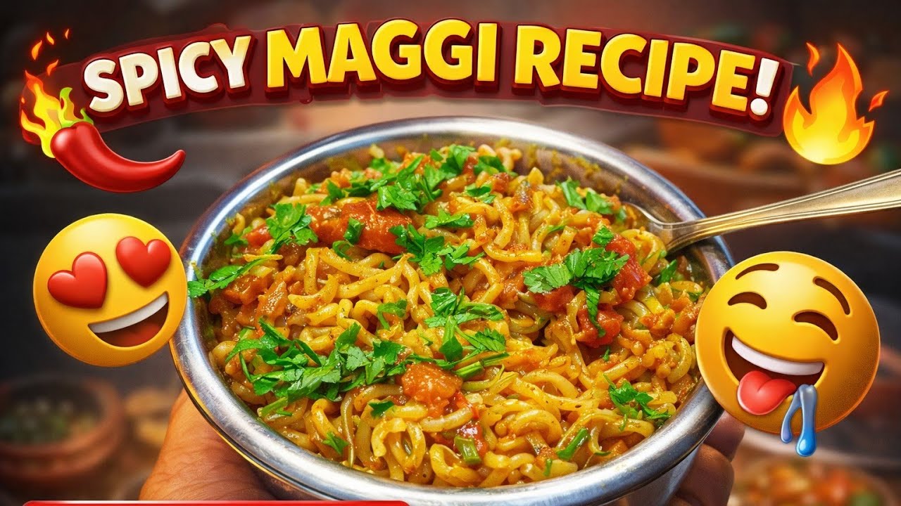 😱 Ye Maggi aapne aaj tak aise nahi khai hogi! 🍜Sirf 5 minute mein bani ye Spicy Style MasalaMaggi 