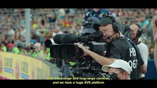 EMG uses EVS' MediaHub to share hi-res coverage of a major athletics event via the cloud
