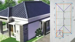 Desain Atap Limas Rumah Ukuran 7X14