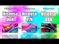 Hisense U6K vs U7K vs U8K Comparison | U6K vs U7K vs U8K | Which Is The Best Budget 4K TV ?