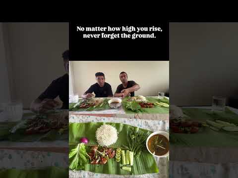 No matter how high you rise, never forget the ground.#sunday #food #dasifood