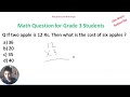 Math question for grade 3 students mathspractice arjun