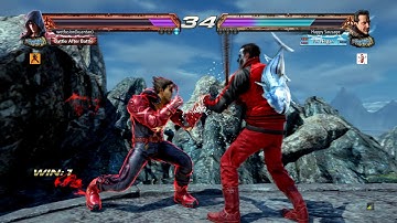 Tekken 7 VS cheater using auto low parry and auto break throw