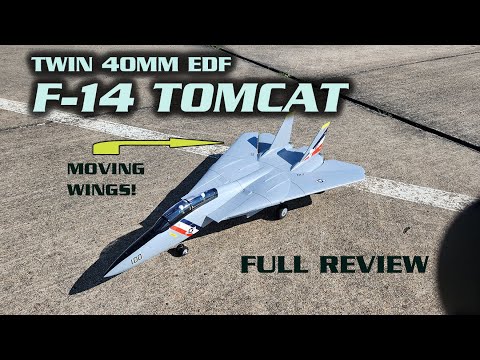 Swinging into Action - Eflite F-14 Tomcat Twin 40mm EDF BNF Basic | HobbyView