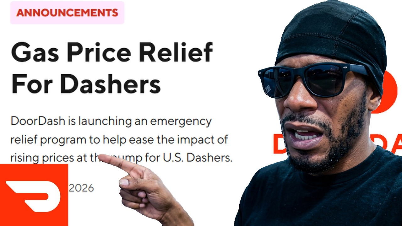 DoorDash Is Giving ⛽ Gas Price Relief For Dashers! - YouTube