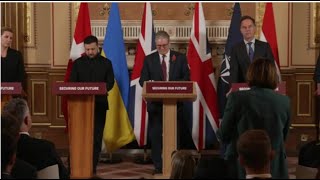 UK’s PM Minister Starmer and Zelenskyy hold joint presser