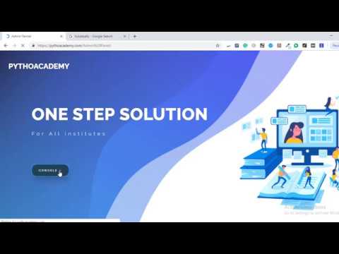 Pythoacademy | Admin Panel Demo | One Step Solution For Institutes