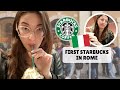 Italian tries Starbucks in Rome | Vlog