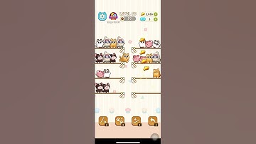 Color Cat Sort Cute Cat Game Level 50 #shorts #shortsfeed #cat #gaming