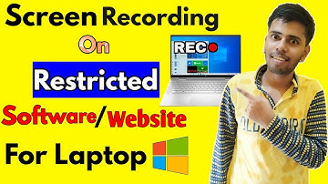 how to screen record in restricted software/website For Laptop 2024🔥Method ( Windows ) 100% working🔥