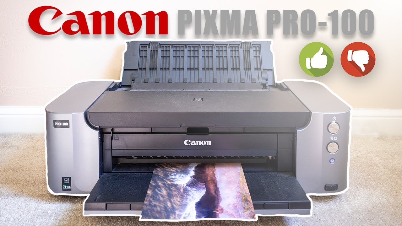 bestemt Oberst Rede Pros & Cons: Canon PIXMA PRO-100 - The Best Photo Printer? - YouTube