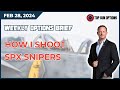 Weekly options brief how i trade spx sniper shots 700 in 23 minutes max ab tomorrow 10 am