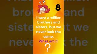 Million brothers and sisters but none of us are the same